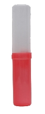 Пенал-тубус АССОРТИ  "Стандарт плюс" прозрачный+цветной прозрачный (ПН-2851), пластик