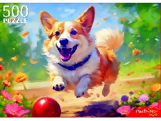 ПАЗЛЫ 500 элементов. ИГРИВЫЙ КОРГИ (арт. П500-0500)