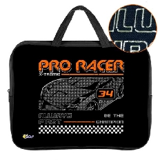 ПМД 4-22 Pro racer - папка менеджера А4(ручка - тесьма),п/э с диз.фольга, широкая боковинка,350х265x