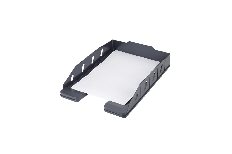 Лоток горизонтальный ОФИС - ДЫМЧАТЫЙ. ГРАФИТ (ЛК-3328) 62х340х250