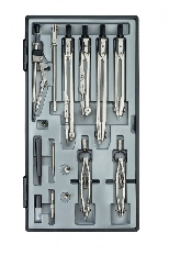 Набор чертежный из 14-и предметов, футляр НЧ14-80-80
