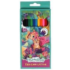 Цветные карандаши ЭНЧЕНТИМАЛС 12цв, шестигран Умка в кор.20*12шт