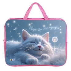 ПМД 2-20 Милота  -папка менеджера А4(ручка - тесьма),п/э с диз.,  350х265x45 мм