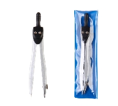 Циркуль металлический, ПВХ- упаковка с подвесом