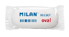 "Milan" Ластик  1012 6.3х2.8х1.2 см . CMM1012 белый, овальный