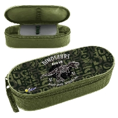 ПМК 24-20 Дино хаки - пенал мягкий с откидной планкой