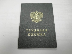 Бланк "Трудовая книжка" жесткая обложка (нового образца), голография