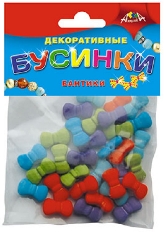 Материалы д/тв. Декоративные БУСИНКИ Бантики 10п.х20шт.