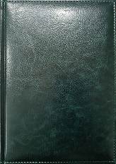 Ежедневник А5 256 стр.,н/д кож.зам "Venice",зелёный