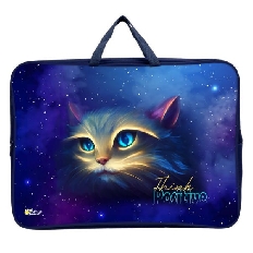 ПМД 4-20 Магия кота - папка менеджера А4(ручка - тесьма),п/э с диз. широкая боковинка,350х265x80мм