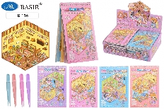 Румбокс: блокнот для творчества с наклейками /16 листов/ "ДЛЯ ДЕВОЧКИ"; 8 локаций, 8 листов с наклей