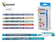 Ручка M-5723 шариковая SHADOW, СИНЯЯ, серия Smart Ink, чернила на масляной осн. 0,7 (Индия)