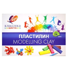 Пластилин ЛУЧ КЛАССИКА 24 цв.