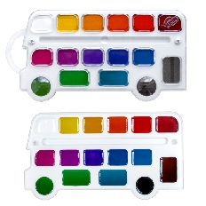 Акварель Луч АВТОБУС 16 цв., без кист. пласт.уп. с европодвесом