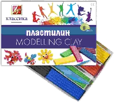 Пластилин ЛУЧ КЛАССИКА  8 цв. 160 г со стеком