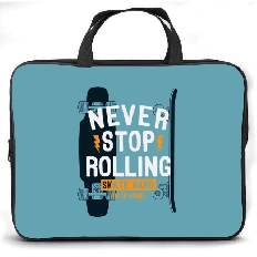 ПМД 2-20 Never Stop Rolling -папка менеджера А4(ручка - тесьма),п/э с диз.,  350х265x45 мм
