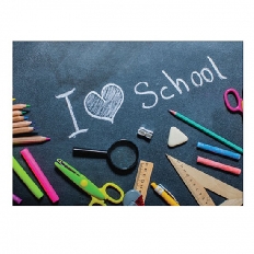 Клеенка для уроков труда 50*70 Я люблю школу КОКОС 190808