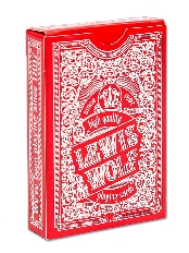 Игральные карты серия "Lewis & Wolf" red 54 шт/колода (poker size index standard, 63*88 мм) ИН-3827