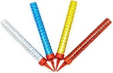 TKR310 Свеча Фонтан для торта, 35 сек, Ассорти, 10 см, 4 шт.
