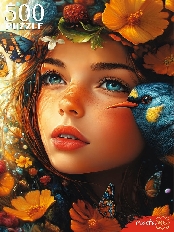 ПАЗЛЫ 500 элементов. ЛЕСНАЯ ФЕЯ  (арт.П500-7618)