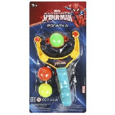 Рогатка с шариками spider man, блист.15,5*30*5см - в кор.2*108шт
