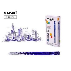 Ручка M-5310-70 гелевая со стираем. черн. MAGESTIC,СИНЯЯ, игольч. пиш. узел 0.5 мм,  пласт. корпус,