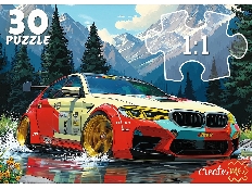 ПАЗЛЫ 30 элементов. КРУТАЯ МАШИНА (Арт. ПУ30-3180)