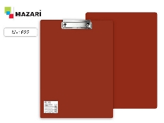 Планшет M-1622 с верхним прижимом, пластиковый, А4, 1.5 мм, красный