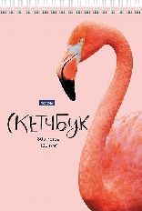 "Premium" Блокнот SketchBook 80л А5ф 100г/кв.м без линовки твердая подложка на гребне