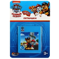 Логическая игра пятнашки Щенячий Патруль блист.10*13*0,5см ИГРАЕМ ВМЕСТЕ в кор.2*288шт
