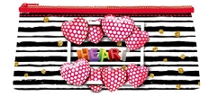 ПМО 20-20 Сердечки на полосках - пенал мягкий, объёмный, 210*80*40мм
