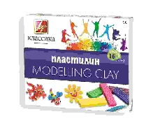 Пластилин ЛУЧ КЛАССИКА 16 цв. 320 г со стеком