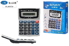 Калькулятор: 8-разрядный, в индивидуальной упаковке, размер упаковки-12,7*9,8*2,5 см.