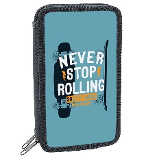 ПКТ 11-20 Never Stop Rolling - пенал п/э  2-отдел. 190х110