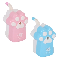 Точилка механическая 95*70*90мм контейнер Лапка CASSINI КОКОС 230975 ассорти 2 вида