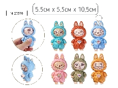 Брелок ЗУБАСТИК, 5,5см* 5,5см*10,5см, 6 дизайнов, ОПП-упаковка