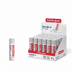 Клей-карандаш ErichKrause® Standard, 6г (в коробке-дисплее по 30 шт.)
