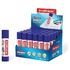 Клей-карандаш ErichKrause® Extra, 8г (в коробке-дисплее по 30 шт.)