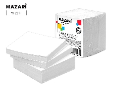 Блок для записи,белый,90х90х90мм,непроклеенный,плотность бумаги 60 г/м2