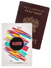Обложка на паспорт "ART" (ПВХ, slim) ОП-4856