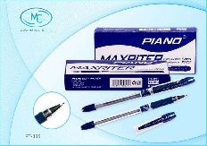 Шариковая ручка PT-338/335/1152 на маслян. основе,"Piano Maxriter",прозрач.корпус,игольчат.нак.