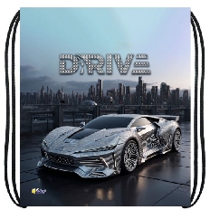 МО-27-1 Silver auto - мешок для обуви 1 отделения , 410х490 мм