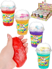 Слайм с игрушкой (6,5х11,5х7,5см; 160г/шт)в шоу-боксе, цв.микс, кратно 12 (Арт. ИСМ-5000)