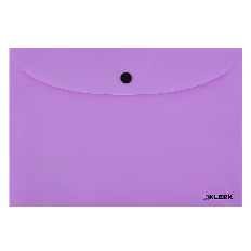 Папка-конверт на кноп А5 (170*240мм) 0,18мм KLERK Pastel 241295 непрозрачная лаванда