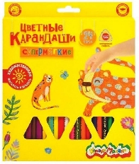 Набор цветн.каранд Каляка-Маляка Премиум 24 цв. утолщ. супермягк. грифель трехгранные