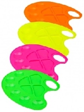 Палитра цветная ФЛУОРЕСЦЕНТНАЯ ассорти (РП-1146)