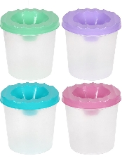 Стакан-непроливайка, одинарный ЦВЕТА ПРОВАНСА АССОРТИ (С-0433) 4 цвета, кратно 10