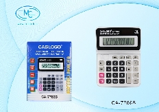 Калькулятор: 12-разрядный,  двойное питание, в индивидуальной упаковке, размер упаковки-14,4*11,2*3