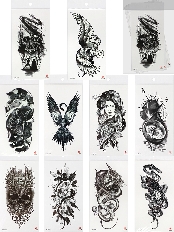 Татуировка-наклейка (11,4х21см) Мифология микс ( Арт. ТА-1761), кратно 10, цена за единицу