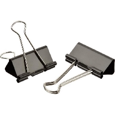 Зажимы для бумаг, 51 мм, ЧЕРНЫЕ, металлические, 51 мм, M-6899